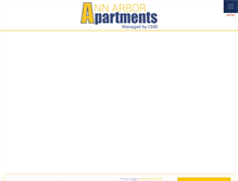 Tablet Screenshot of annarborapartments.net
